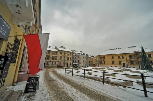 Lublino vista città vecchia — Foto Stock