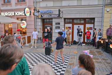 Carnaval görünümü mountebanks