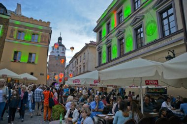 Carnaval görünümü mountebanks