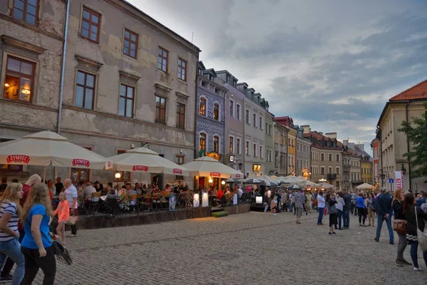 Mountebanks Carnaval widok — Zdjęcie stockowe