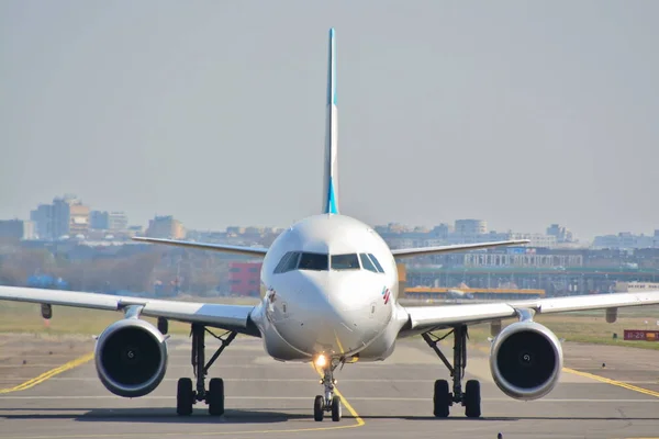 German Eurowings plane view — Stock Photo, Image