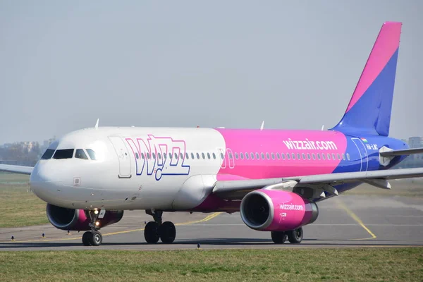 Questa Una Vista Dell Aereo Wizzair Airbus A320 232 Registrato — Foto Stock