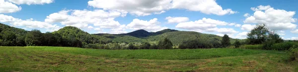 Nyári táj panoráma, festői vidéki. — Stock Fotó