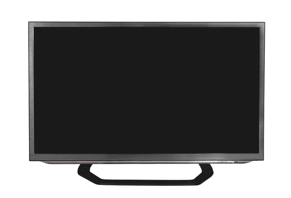 Televisión plana con pantalla en blanco . —  Fotos de Stock