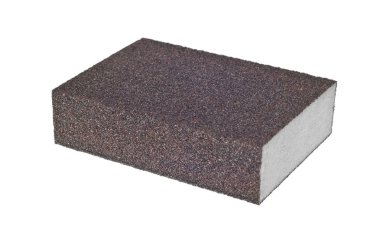 Beyaz arka plan üzerinde izole aşındırıcı çark.