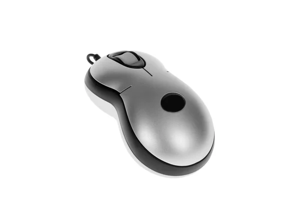 Počítačová myš na bílém pozadí. — Stock fotografie