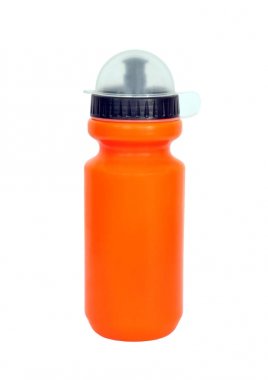 Beyaz arka plan üzerinde içki şişesi.