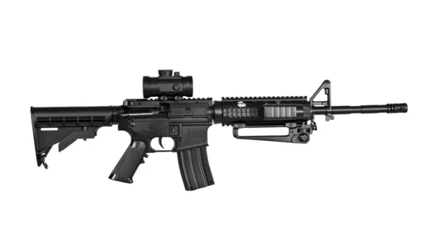 Download AR-15 Assault rifle side view — Stock Photo © tobkatrina ...