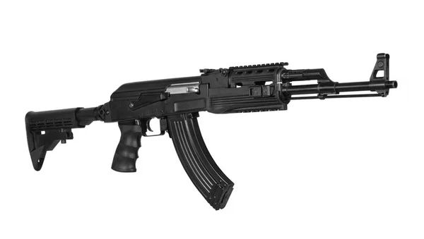 Tüfek izole beyaz arka plan üzerinde.