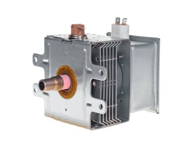 Mikrodalga fırın beyaz izole Magnetron.