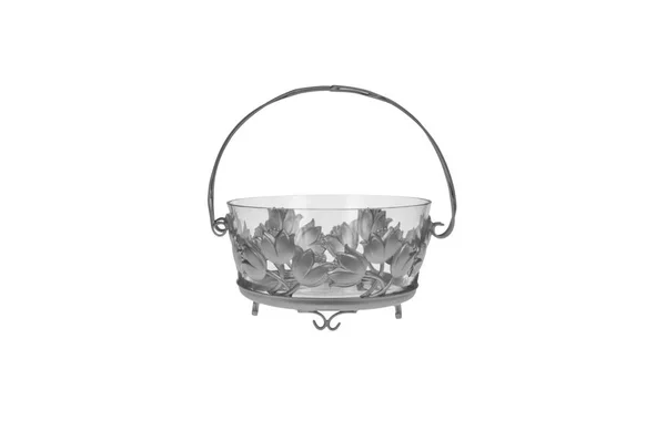 Taça de vidro ornamento de vidro decorativo . — Fotografia de Stock