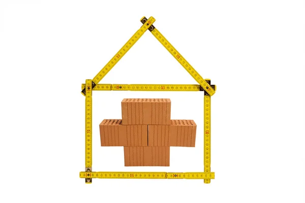 Ház és építőipari cég logó — Stock Fotó