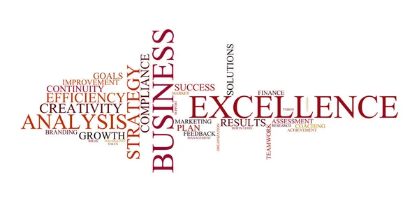 Word Cloud Business Analysis Strategy — Stock Photo, Image