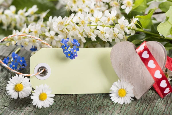 Carta di carta per regalo a San Valentino — Foto Stock