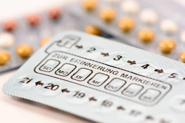 Birth control pills — Stock Photo, Image