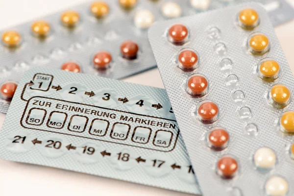 Birth control pills — Stock Photo, Image