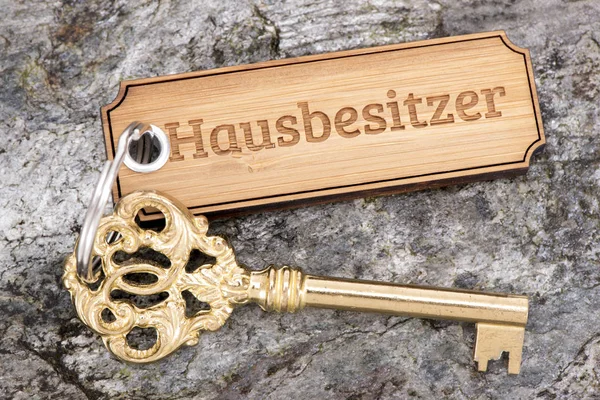 Σπίτι σας κλειδί για μπρελόκ — Φωτογραφία Αρχείου