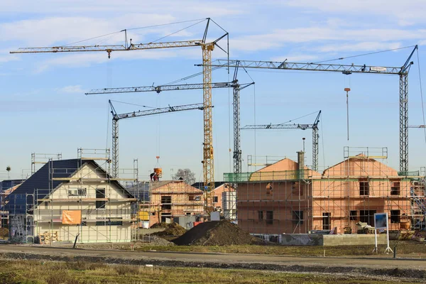 Residential Houses Construction — Stock Photo, Image