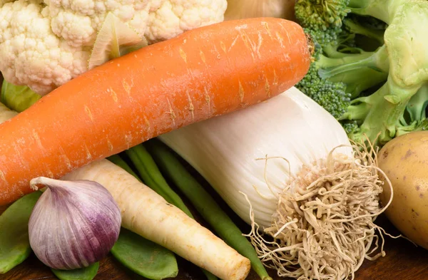 市场新鲜蔬菜组 — 图库照片