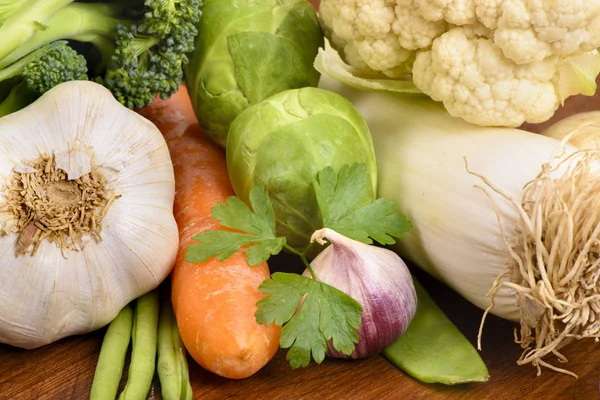 Group of fresh vegetables from market — Stock Photo, Image