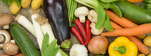 Kelompok sayuran segar dari pasar — Stok Foto