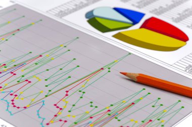 mali iş grafik üzerinde döşeme kalem
