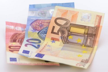 Avrupa para biriminin üç banknotlar