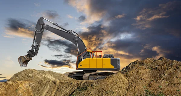 Excavator Construction Site — Stock Photo, Image