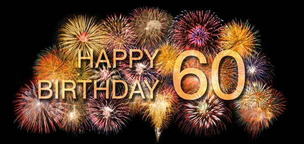 Congratulazioni Buon Compleanno 60Esimo — Foto Stock