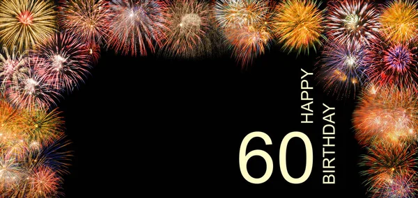 Congratulazioni Buon Compleanno 60Esimo — Foto Stock