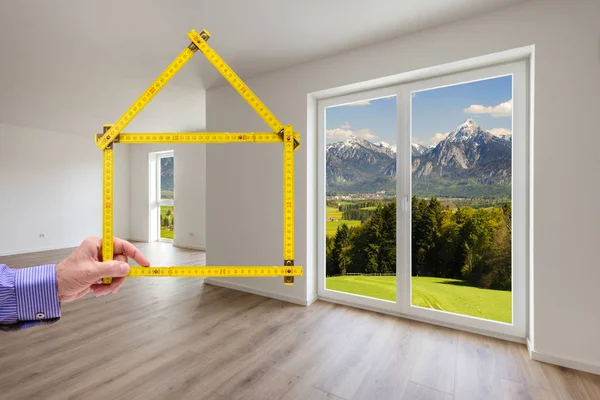 Apartamento Nueva Construcción Con Vistas Verde — Foto de Stock