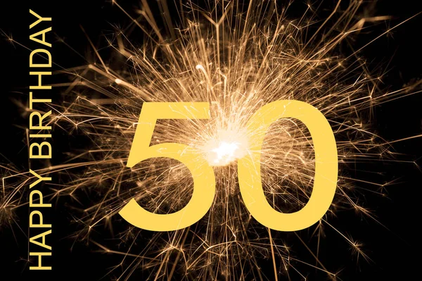 Gefeliciteerd met je 50e verjaardag — Stockfoto