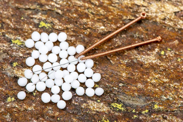 Bitkisel Homeopatik Haplarla Alternatif Tıp — Stok fotoğraf