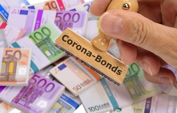 Eurobonds Corona Bonds Pour Financer Crise Corona — Photo