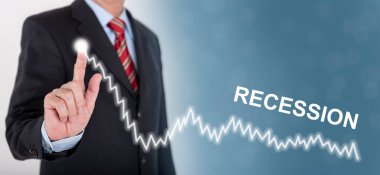 İşadamı borsa grafiğinde durgunluk gösteriyor