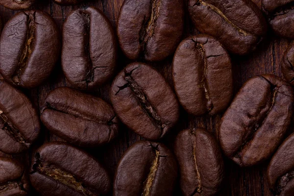 Macro shot chicchi di caffè — Foto Stock