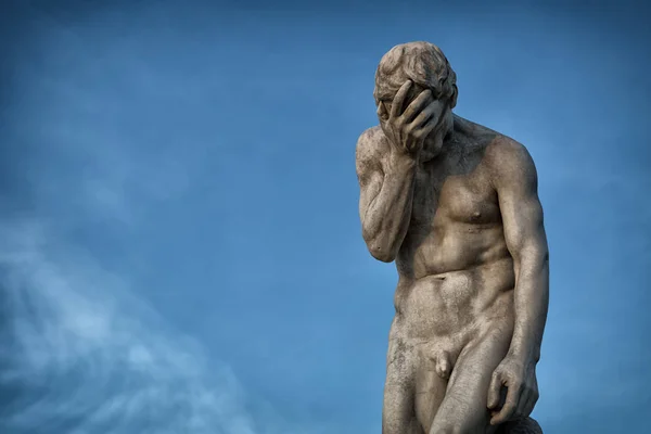 Henri Vidal's Statue of Cain — Stock Photo, Image