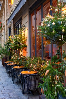 Noel yakın Fransız Restoran