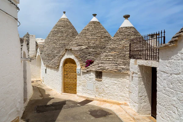 Casas de trullo em Alberobello — Fotografia de Stock