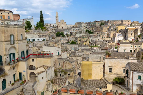 Paisagem urbana de Matera, Itália — Fotografia de Stock