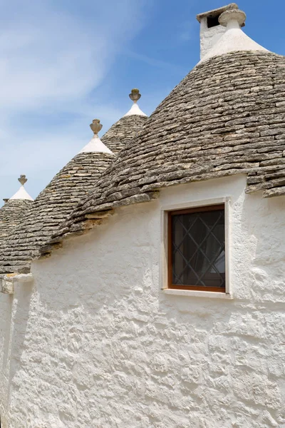 Maisons Trullo Typiques Alberobello Pouilles Italie Sud — Photo