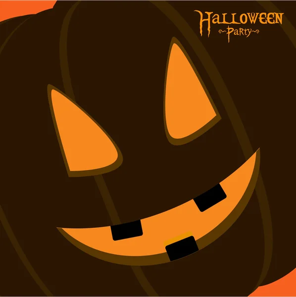 Halloween party kaart — Stockvector