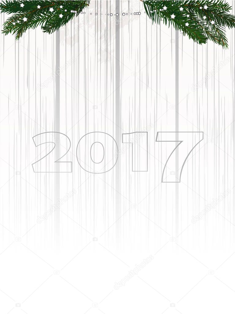 White wood shading background 2017