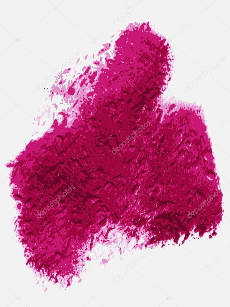 Textured purple pink paint over white background