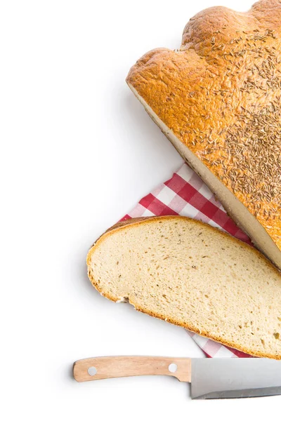 Pane affettato di pane . — Foto Stock