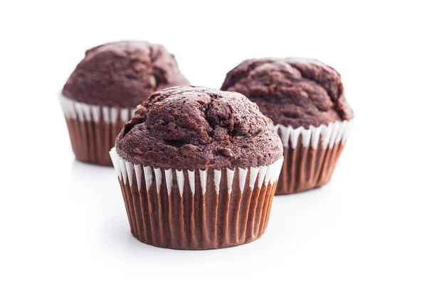 Välsmakande choklad muffin. — Stockfoto