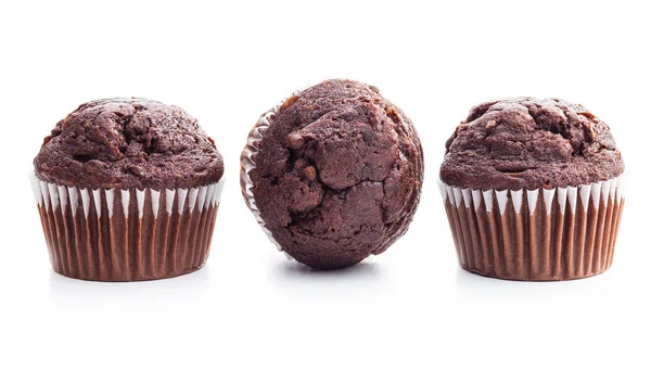 Le délicieux muffin au chocolat . — Photo