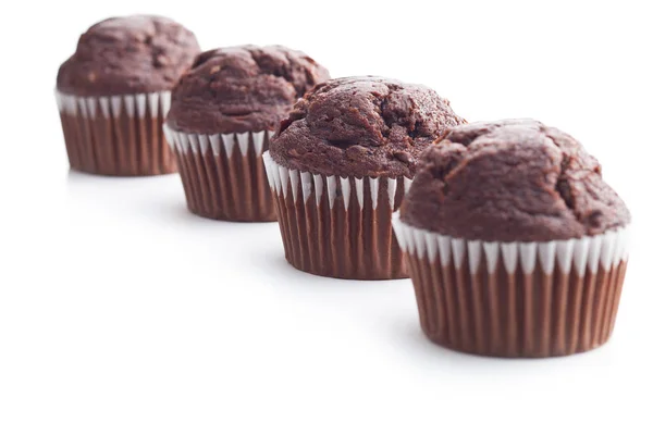 Le délicieux muffin au chocolat . — Photo
