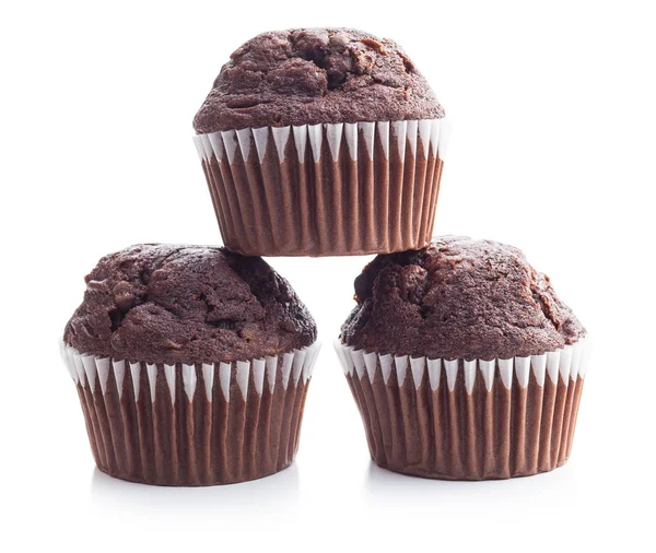 Il gustoso muffin al cioccolato . — Foto Stock