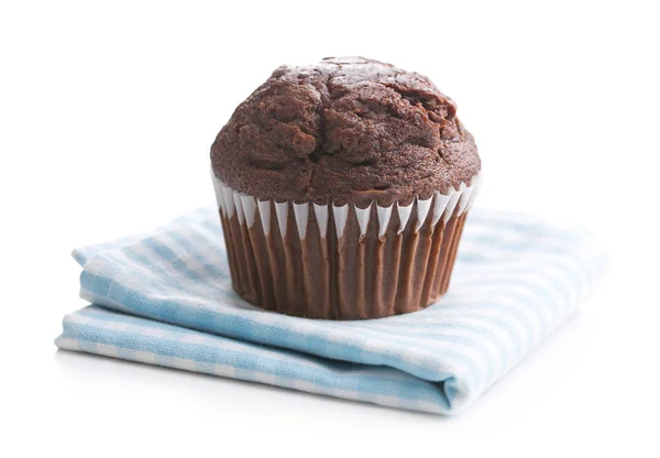 Chutný čokoládový muffin. — Stock fotografie